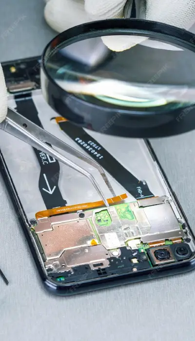 Atelier réparation smartphone photo local professionnel